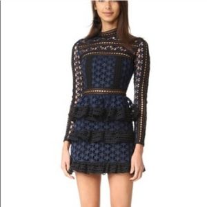 Copy Self Portrait embroidery blue stars